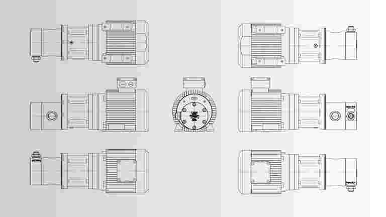 CAD Daten einer Pumpe von Scherzinger aus dem Bereich Chemikaliendosierung.