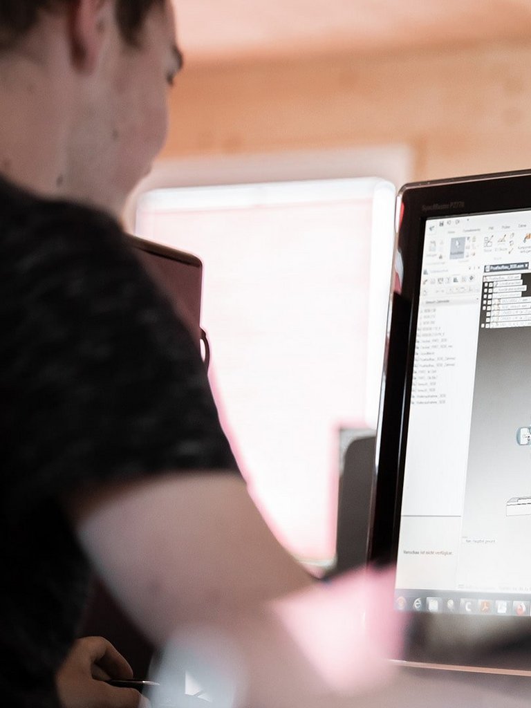 Dosierpumpen Futtermittelherstellung Scherzinger Bild der Planung einer Dosierpumpe von Scherzinger für die Futtermittelherstellung.
