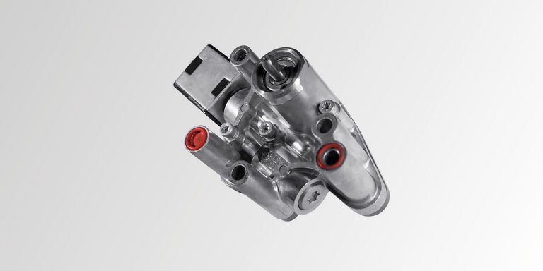 Standheizungspumpen Scherzinger Aufnahme einer Standheizungspumpe vom Pumpen-Hersteller Scherzinger aus dem Schwarzwald.