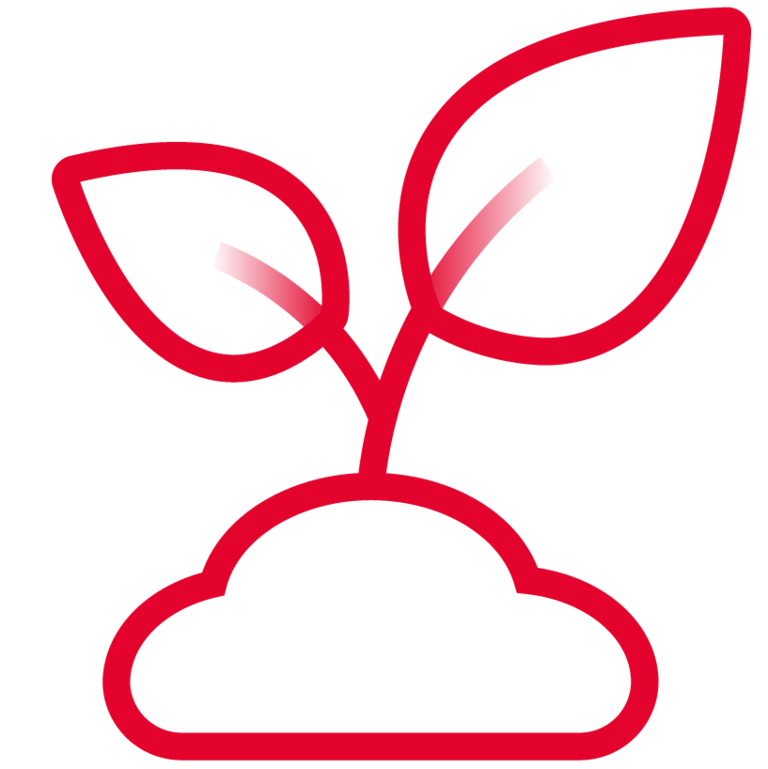 Kraftstoffeffizienz durch Scherzinger Pumpen Icon für Kraftstoffeffizienz und niedrige CO2-Emissionen durch Scherzinger Zahnradpumpen.